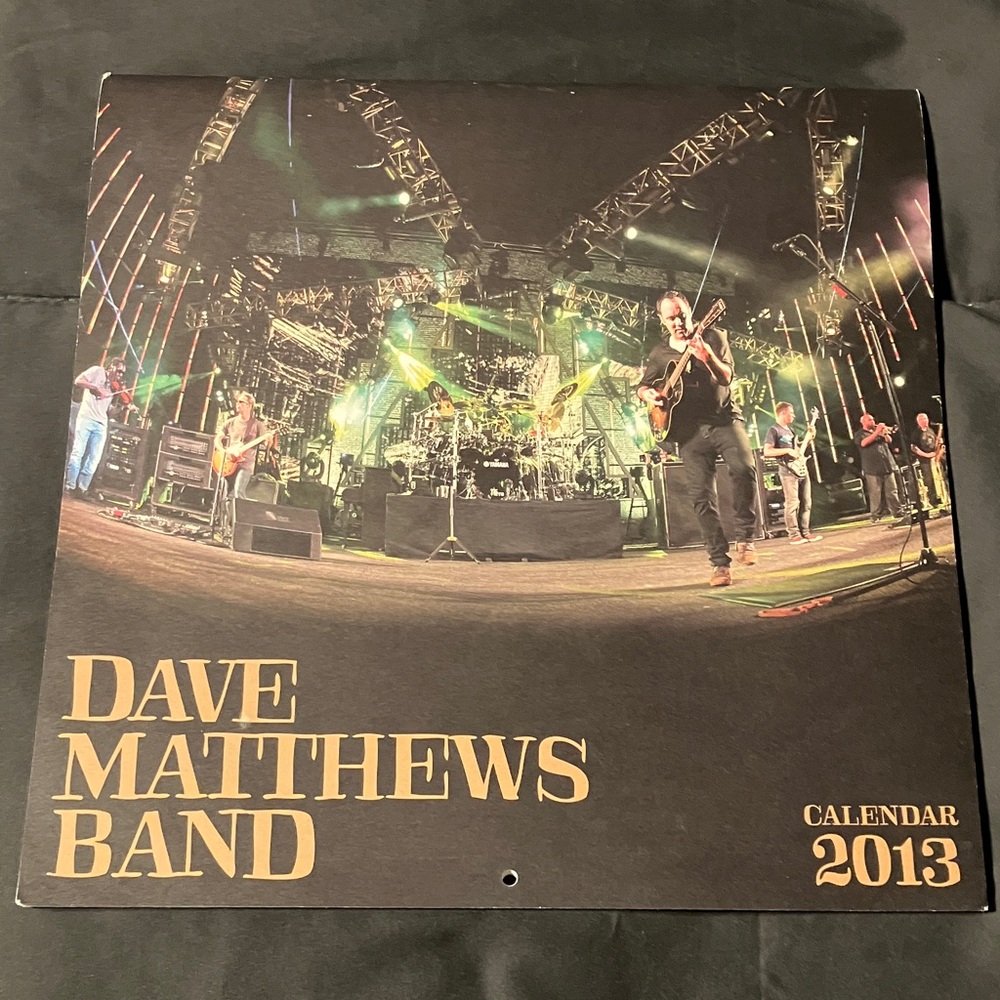 2013 Dave Matthews Band Wall Calendar